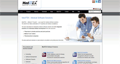 Desktop Screenshot of meditex-software.com